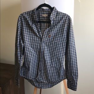 Men’s Burberry Plaid Button Down